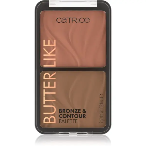 Catrice Butter Like Bronze & Contour konturovací paletka s bronzerem odstín 020 Shape It My Way 9 g