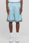 Men's Stripes Mesh Shorts - Ocean Blue/Black/White