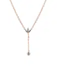 VUCH Krystel Rose Gold Necklace