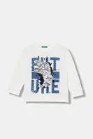 Detská bavlnená košeľa s dlhým rukávom United Colors of Benetton