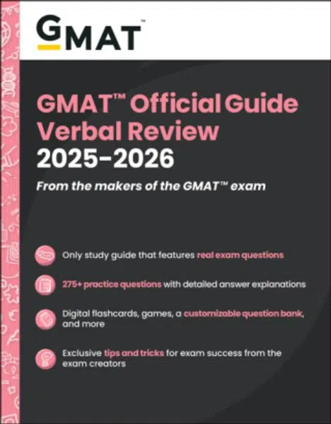 GMAT Official Guide Verbal Review 2025-2026 - GMAC