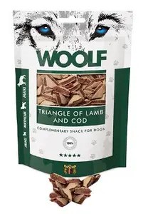 Woolf pochoutka lamb and cod triangle 100g
