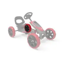 BERG Wheel black-red 10x2,5 rear left