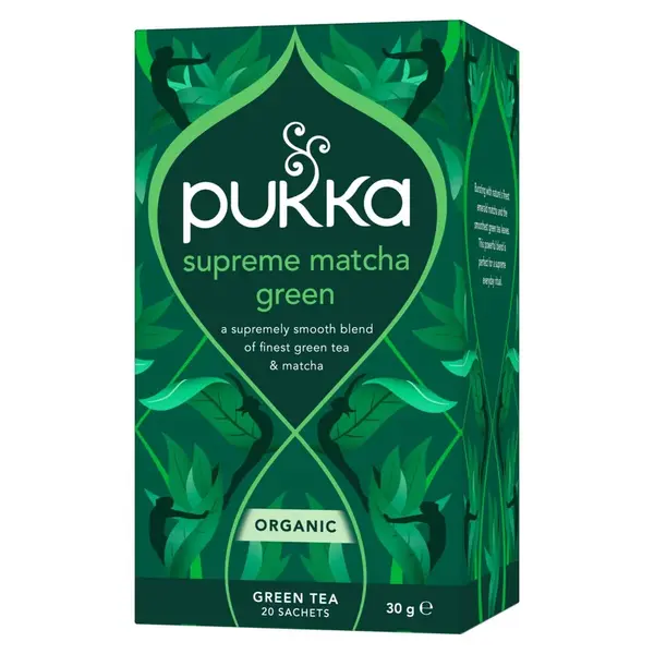 Pukka BIO Supreme Matcha Green porcovaný čaj 20x1,5 g