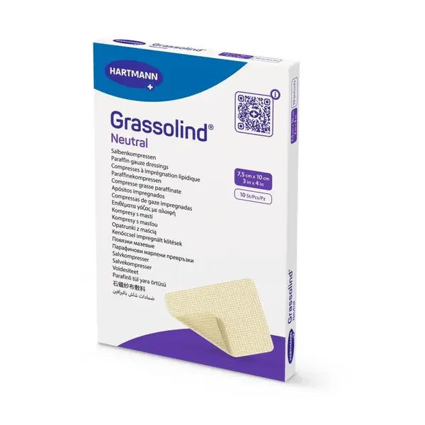 Krytí s mastí Grassolind 7,5x10cm 10ks