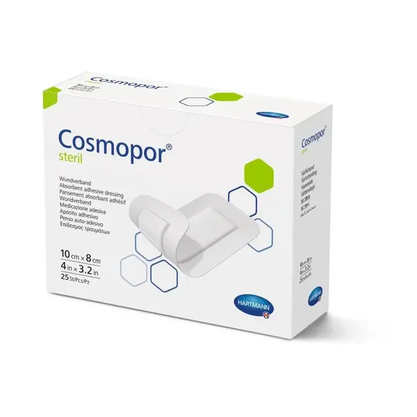 Cosmopor Sterilní hypoalergenní náplast s polštářkem 8x10cm 1ks