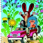 Psací sada Školní zápisník Krtek + kuličkové pero