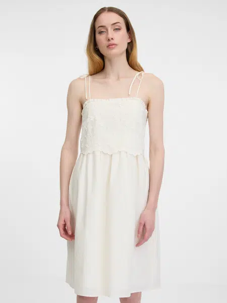 Cream women's dress ORSAY - Women's