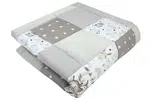 Medi Partners Play mat / Blanket 120x120cm – Deer in leaves + gray