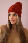 Kesi Čapica s fleece Idalia K284 hnedá