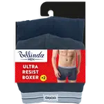 Bellinda 
ULTRA RESIST BOXER 2x - Dvojbalenie bavlnených boxeriek - sivá - modrá