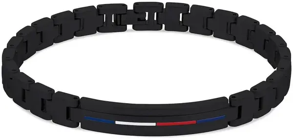 Tommy Hilfiger Nadčasový černý náramek z oceli 2790312