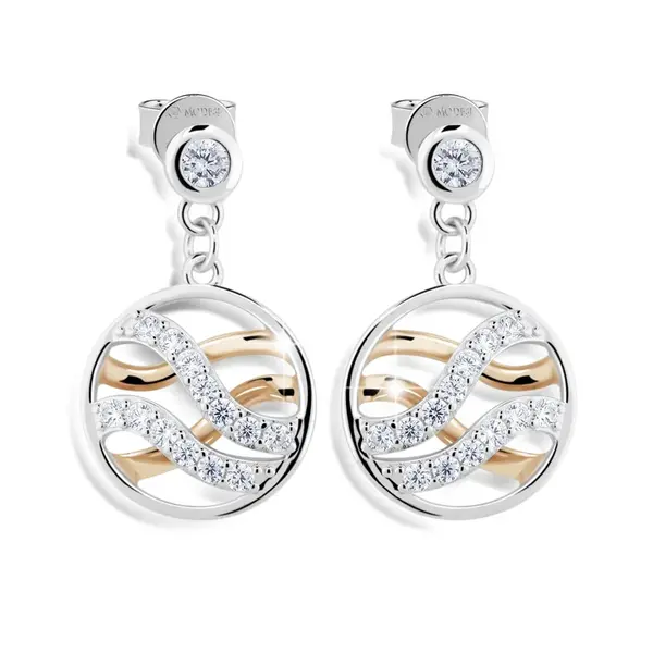 Modesi Náušnice J235CZ-R