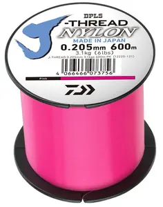 Daiwa vlasec j-threads dpls pink 600 m - 0,370 mm 10,10 kg