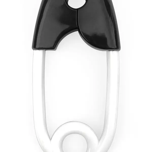 PROFIBABY Chrastítko špendlík černobílý plast 12 cm 2 druhy 0m+