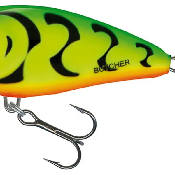 Salmo wobler butcher floating green tiger 5 cm 5 g