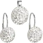 Evolution Group - Pavona Třpytivá sada šperků s krystaly Swarovski 39086.1 (náušnice, přívěsek)