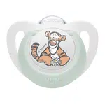 NUK Dudlík Disney Medvídek Pú v boxu, bílý 6-18m