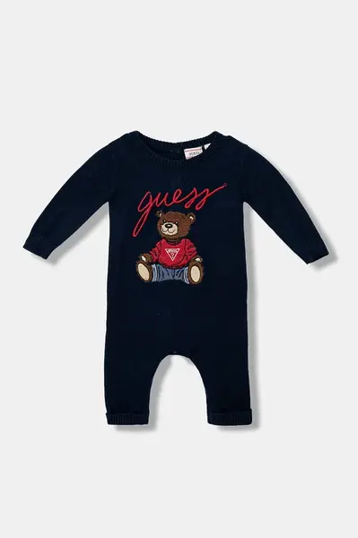 Detský bavlnený overal Guess
