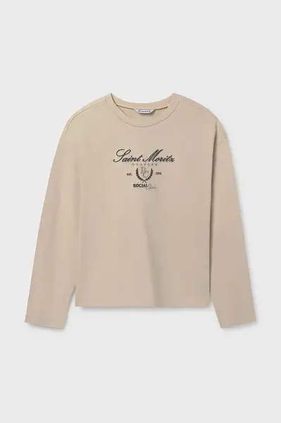 Bavlnené tričko s dlhým rukávom Mayoral