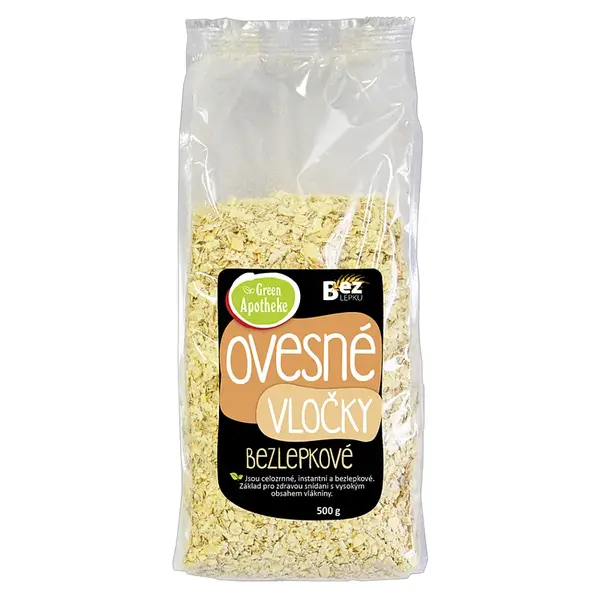 GREEN APOTHEKE Vločky ovesné bezlepkové celozrnné 500 g