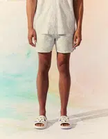 Biele pánske vzorované plavky Celio One Piece