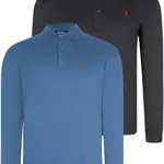 DOUBLE SET V4007 DEWBERRY MEN'S SWEATSHIRT-NAVY-INDIGO