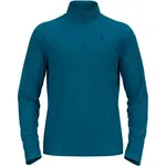 Odlo MID LAYER 1/2 ZIP BERRA Pánska mikina, modrá, veľkosť