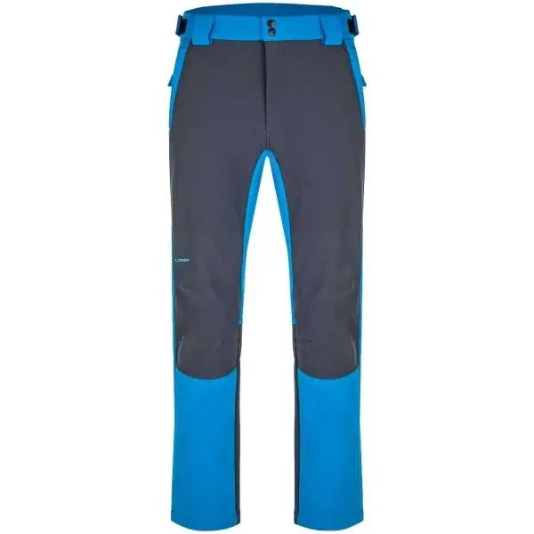 LOAP LUPIC Pánske softshellové nohavice, tmavo sivá, veľkosť