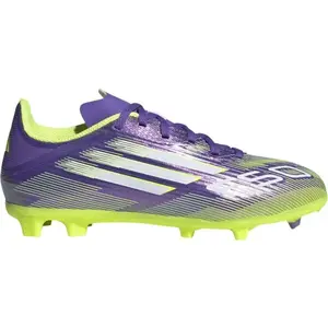 adidas F50 LEAGUE FG/MG J Detské kopačky, fialová, veľkosť 37 1/3