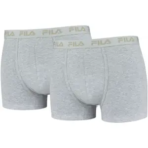 Fila MAN BOXERS 2 PACK Pánske boxerky, sivá, veľkosť XXL