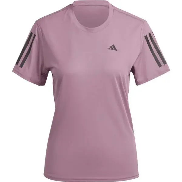 adidas OWN THE RUN TEE Dámske bežecké tričko, ružová, veľkosť