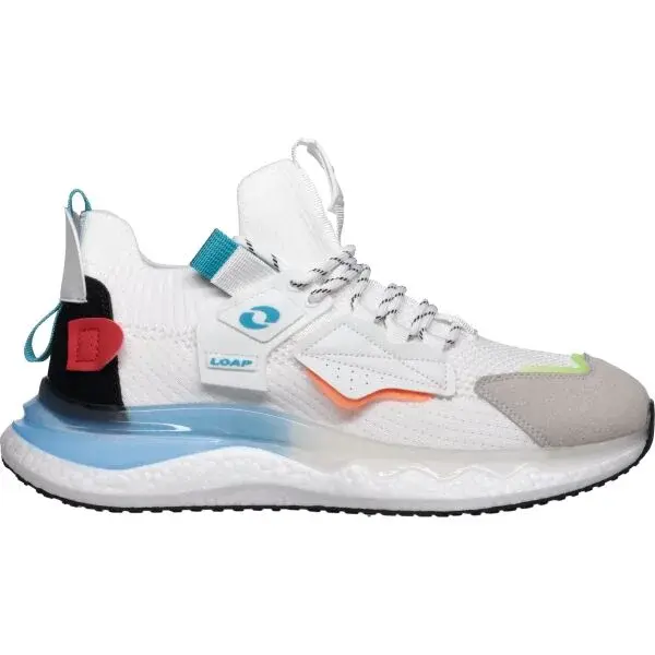 LOAP DELONE Pánska voľnočasová obuv, biela, veľkosť