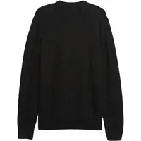 GAP V-WARMEST CREW Pánsky sveter, čierna, veľkosť