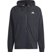 adidas TENNIS PRO SEMI-TRANSPARENT JACKET Pánska pracovná bunda, čierna, veľkosť