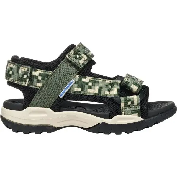 Geox J BOREALIS B. E Chlapčenské sandále, zelená, veľkosť