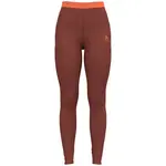 Odlo PERFORMANCE WOOL 150 Dámske termolegíny, červená, veľkosť