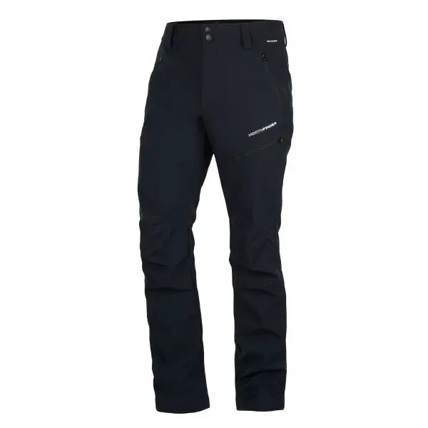 Northfinder MACIEJ Pánske softshellové nohavice, čierna, veľkosť