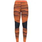 Odlo BL BOTTOM LONG WHISTLER ECO Dámske funkčné nohavice, oranžová, veľkosť