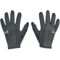 Under Armour STORM RUN LINER Pánske rukavice, tmavo sivá, veľkosť S