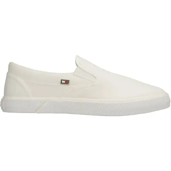 Tommy Hilfiger VULC CANVAS Dámske slip-on tenisky, biela, veľkosť