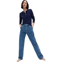 GAP V-KI CREW Dámsky sveter, tmavo modrá, veľkosť