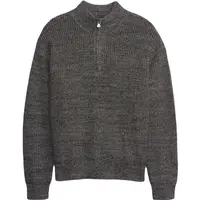 GAP RIB MOCKNECK Chlapčenský sveter, tmavo sivá, veľkosť