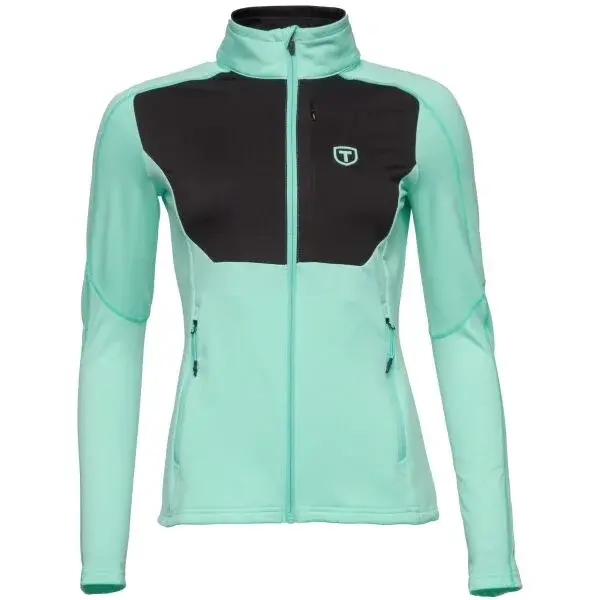TENSON TXLITE FULL ZIP Dámska funkčná mikina, tyrkysová, veľkosť