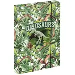 BAAGL JUMBO DINOSAURS Dosky na školské zošity A4, zelená, veľkosť