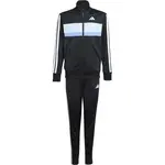 adidas 3 STRIPES TIBERIO Chlapčenská súprava, čierna, veľkosť