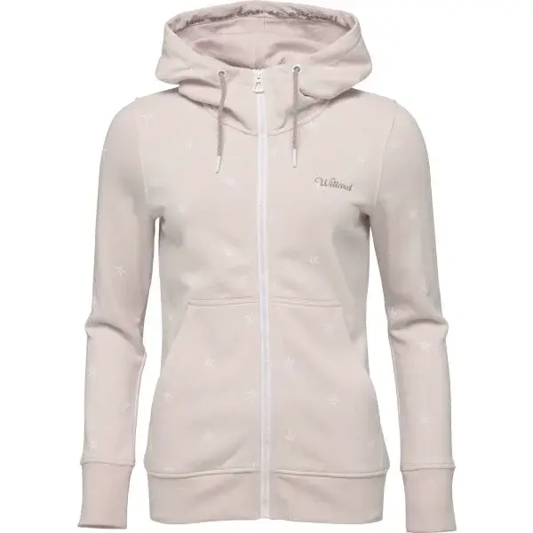 Willard VANESA Dámska mikina so zapínaním po celej dĺžke, ružová, veľkosť