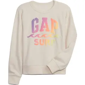 GAP FRAN LOGO Chlapčenská mikina, béžová, veľkosť