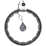 HMS HHM15 Masážna hula hop obruč so závažím, magnetmi a počítadlom, čierna, veľkosť