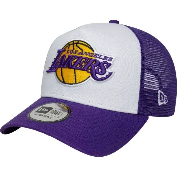 New Era LA LAKERS NBA SIDE PATCH 9FORTY TRUCKER Šiltovka, fialová, veľkosť UNI
